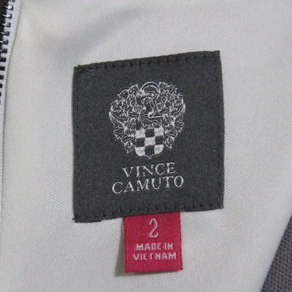 Vince Camuto Blue White Knee Length Sheath Dress (36) - Picture 11 of 16